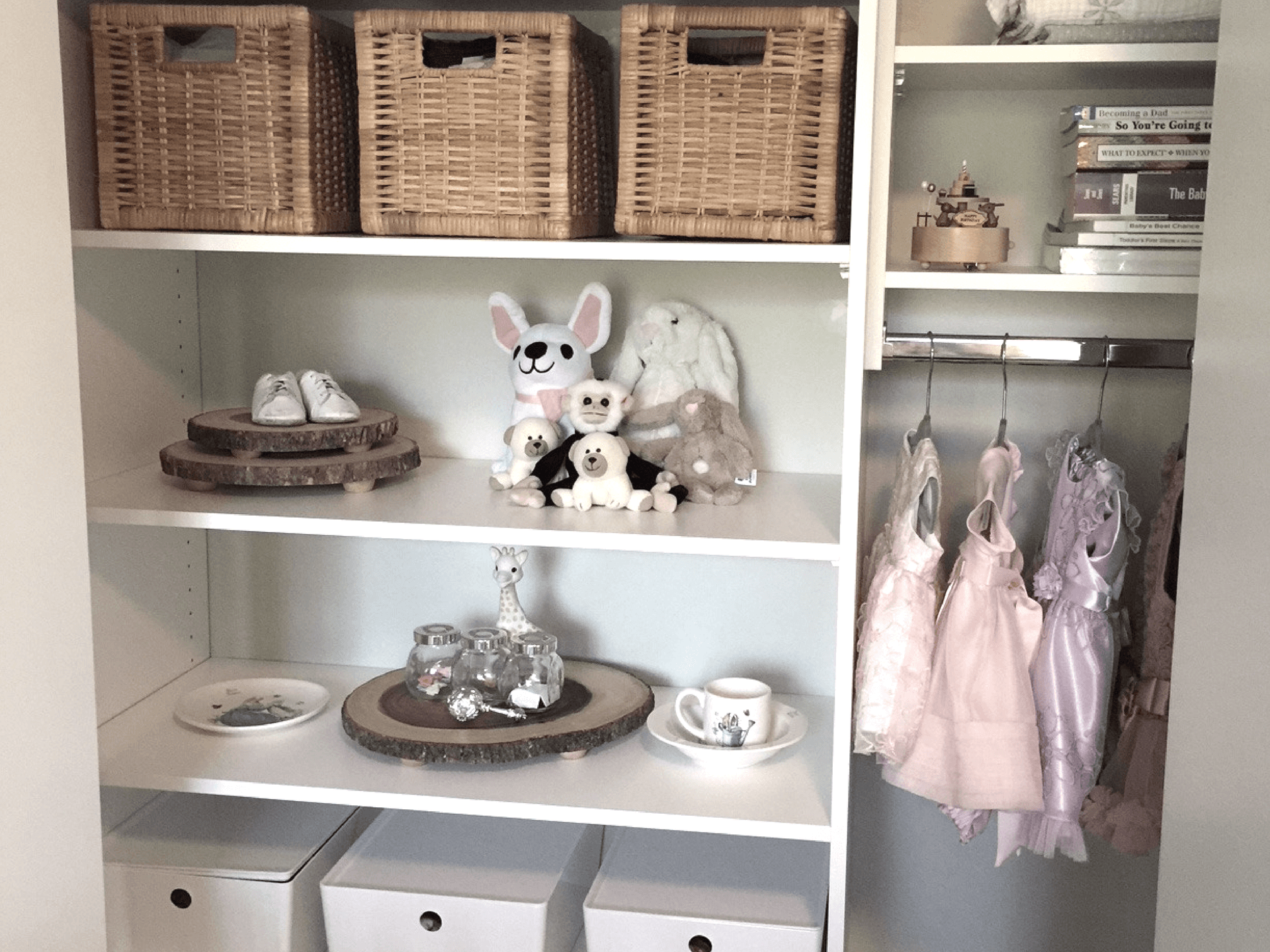 Diy baby closet sales