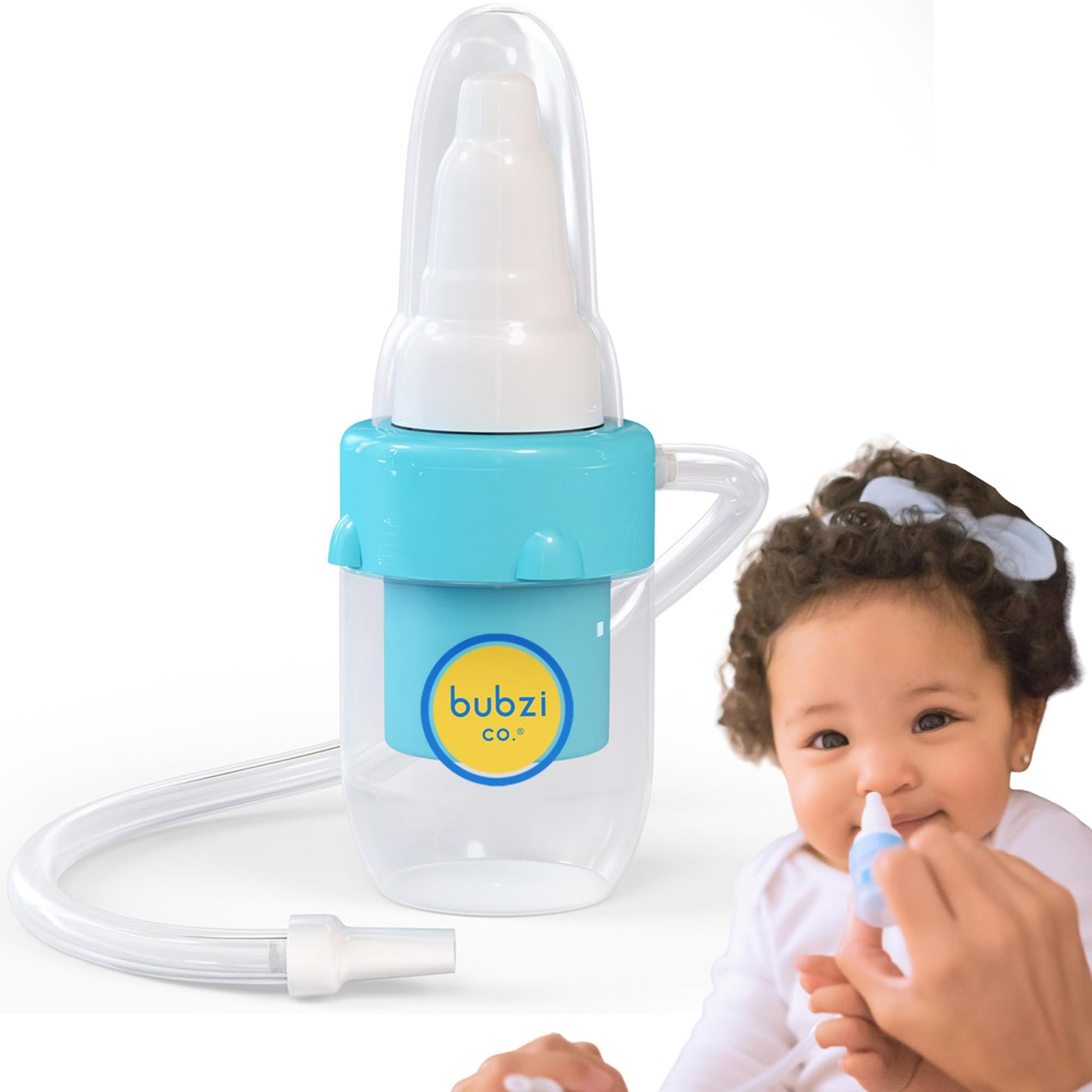 Bubzi Co Premium Baby Nasal Aspirator for Little Blocked Noses