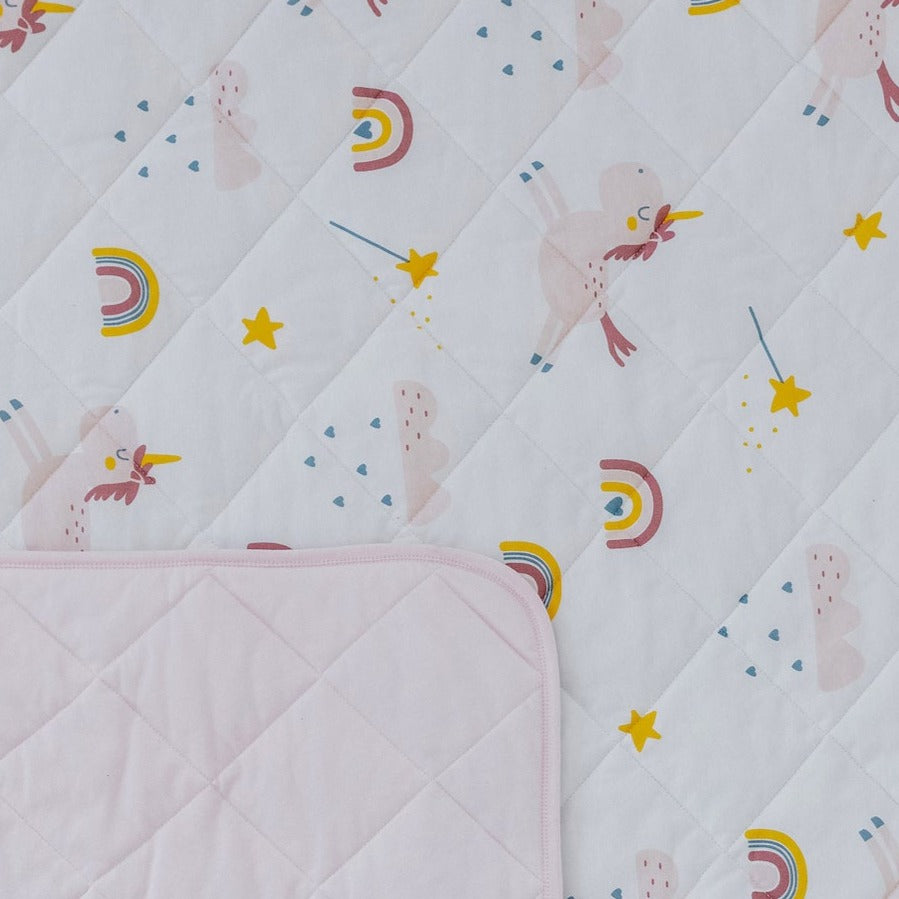 Super Soft 5 Piece Crib Bedding Set – Unicorn Dreams