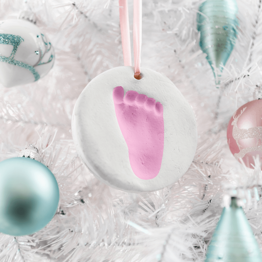 Bubzi Co Baby Handprint & Footprint Clay Ornament Keepsake Kit Keepsake Bubzi Co