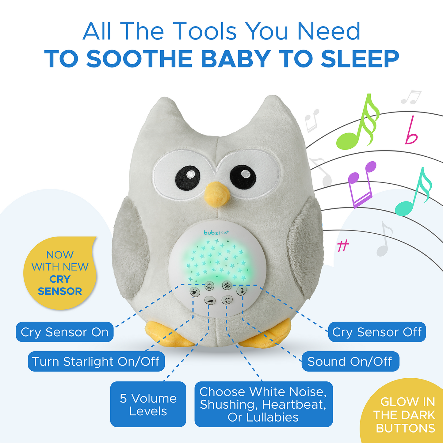 Bubzi Co Soothing Sleep Owl