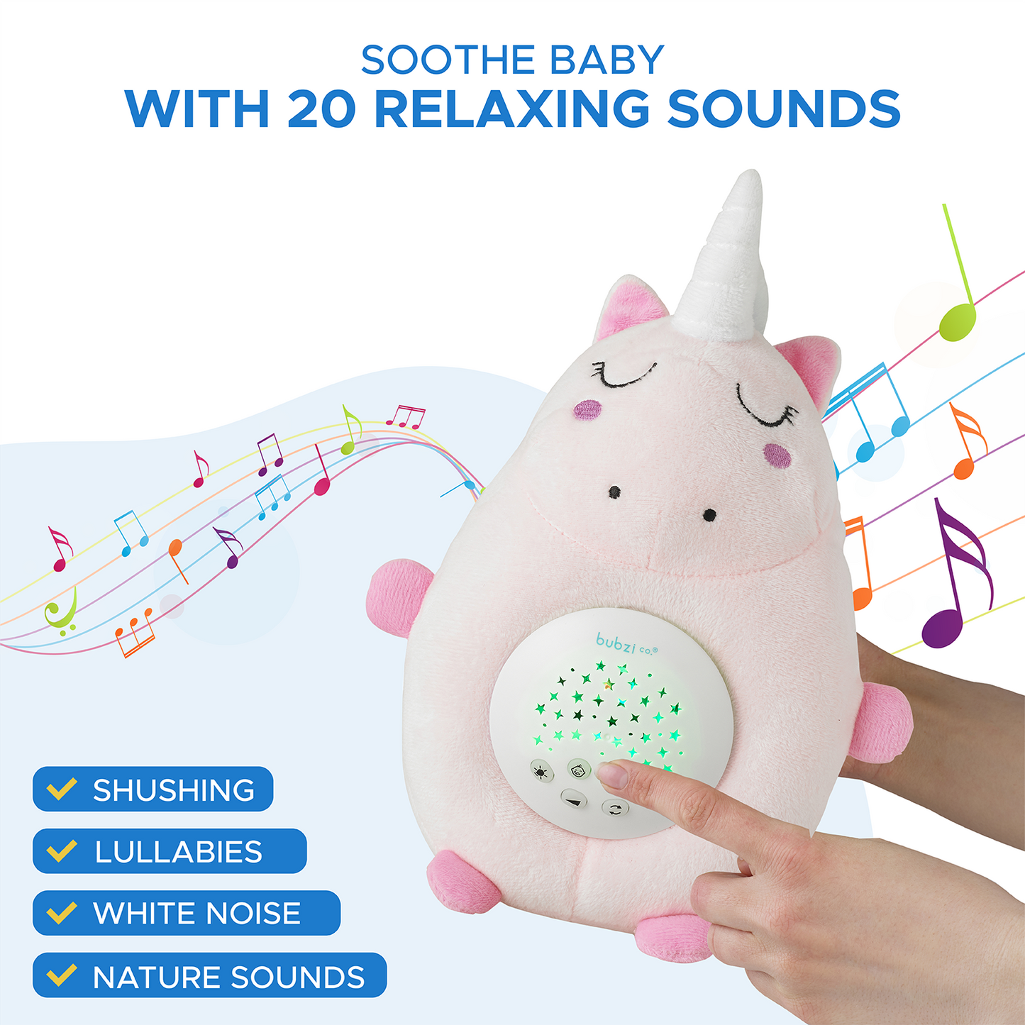 Bubzi Co Soothing Sleep Unicorn