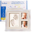 Bubzi Co Air-Drying Clay Baby Handprint & Footprint Kit Photo Keepsake Frame