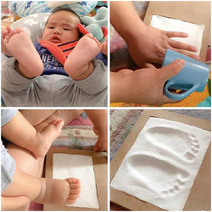Furry Feet Baby Footprint Kit