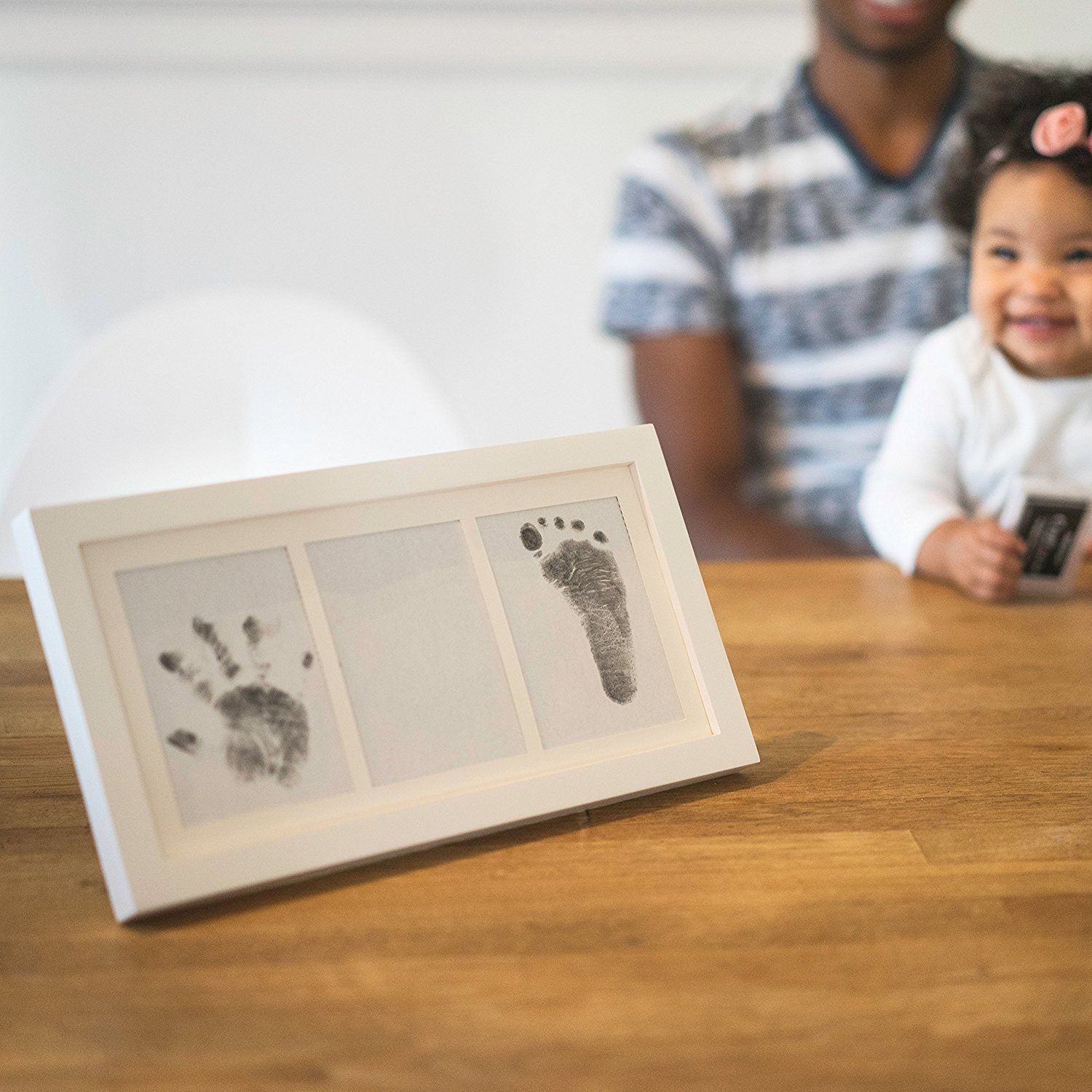 Bubzi Co DIY Baby Handprint and Footprint Ink Frame Keepsake Kit Bubzi Co 