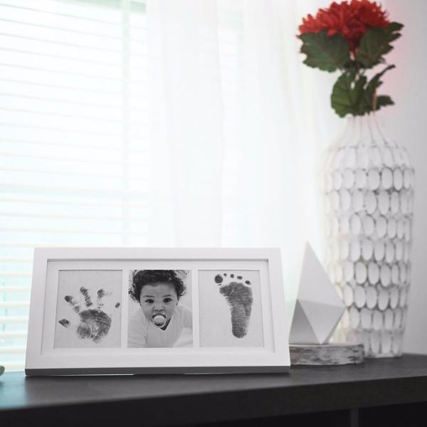 Bubzi Co DIY Baby Handprint and Footprint Ink Frame Keepsake Kit Bubzi Co 